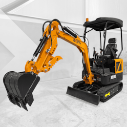 Mini Escavadora HT15-3 1500KG c/ Motor Laidong e Braço Articulado