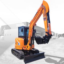 Mini Escavadora CDM6035 3500kg c/ Motor Kubota Cabinada
