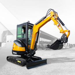 Mini Escavadora HT25J 2350kg e Braço Articulado