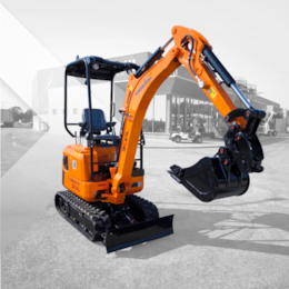 Mini Escavadora Devil'Machines BY Lonking CDM6016 1900kg c/ Motor Kubota e Braço Articulado